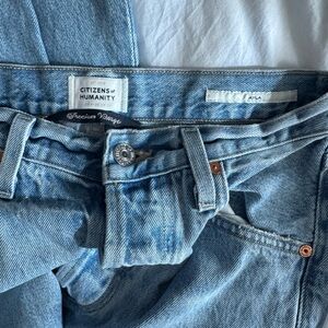Citizens of Humanity Ayla Baggy Jeans in Skylights Size 24